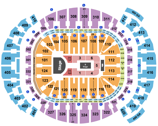 Kaseya Center Rosalía Seating Chart